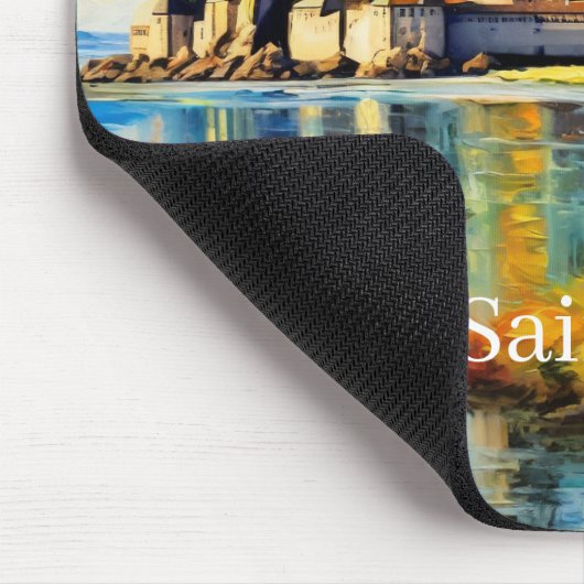 BEAUX Le Mont-Saint Michel Mousepad (Ecke)