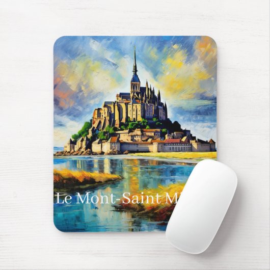 BEAUX Le Mont-Saint Michel Mousepad (Mit Mouse)