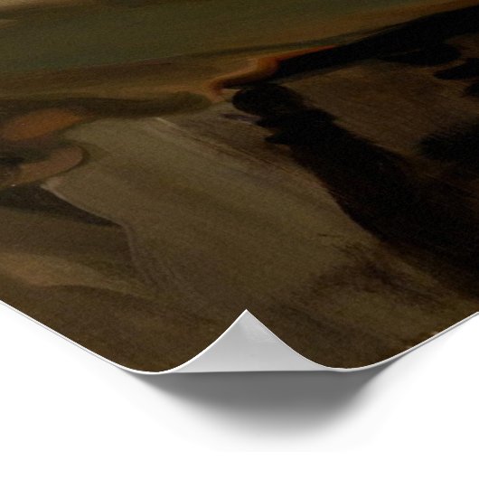 Beaux - Mann mit der Katze (Henry Sturgis) Poster (Ecke)