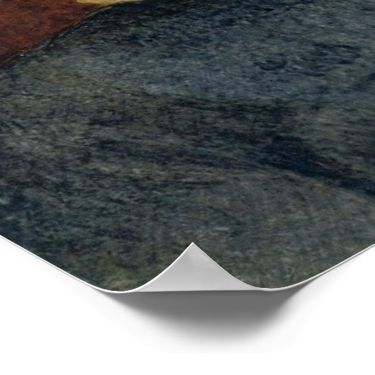 Beaux - Plaque Poster (Ecke)