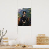 Beaux - Portrait von Frau Addison C. Harris Poster (Küche)