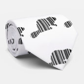 BEAVER BAR CODE - Muster für Tierstrichcode Krawatte (Gerollt)