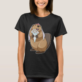 Beaver Bride Blume Wedding T-Shirt