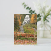Beaver Brook Falls Colebrook Postkarte (Stehend Vorderseite)