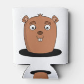 Beaver coming out of a hole dosenkühler (Rückseite)