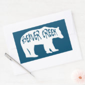 Beaver Creek Colorado Bear Rechteckiger Aufkleber (Umschlag)