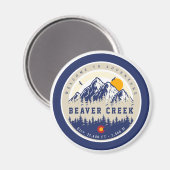 Beaver Creek Colorado Flag Berg Souvenir Magnet (Vorderseite/Rückseite)