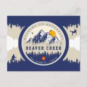 Beaver Creek Colorado Flag Berg Souvenir Postkarte (Vorderseite)