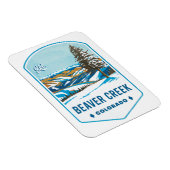 Beaver Creek Colorado Ski Abzeichen Magnet (Rechte Seite)