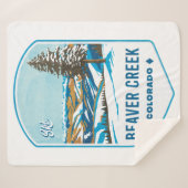 Beaver Creek Colorado Ski Abzeichen Sherpadecke (Vorderseite (Horizontal))