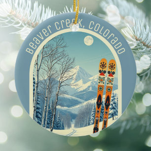 Beaver Creek Colorado Ski-Souvenir Keramik Ornament