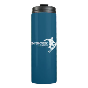 Beaver Creek Colorado Snowboarder Thermosbecher
