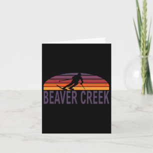 Beaver Creek Colorado Usa Ski Resort Snowboarden Karte