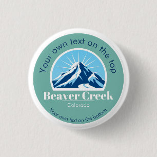 Beaver Creek Colorado USA Skizentrum Souvenir Button