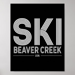 Beaver Creek Ski Resort Usa Rocky Mountains amerik Poster
