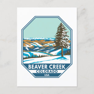 Beaver Creek Skigebiet Winter Colorado Postkarte