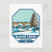 Beaver Creek Skigebiet Winter Colorado Postkarte (Vorderseite)