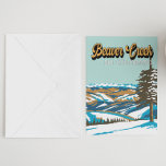 Beaver Creek Skigebiet Winter Colorado Vintag Postkarte<br><div class="desc">Biber Creek Winter Kunstdesign zeigt die Winterlandschaft.</div>