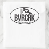 Beaver Creek Staat Park Oval Aufkleber (Tasche)