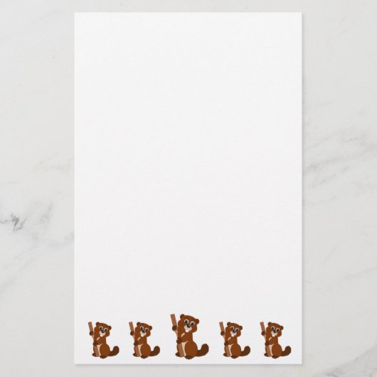 Beaver Design Briefpapier (Vorderseite)