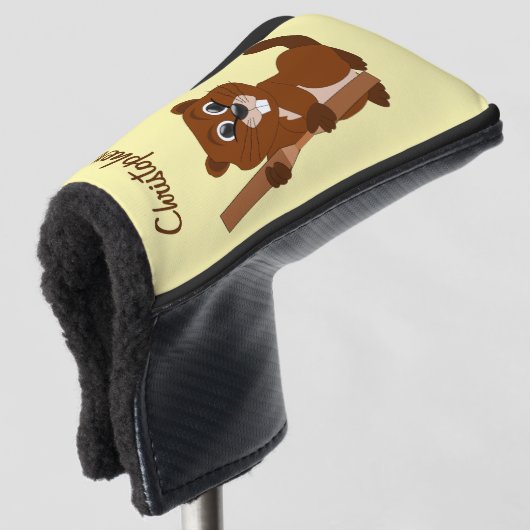 Beaver Design Golf Headcover (3/4 Vorderseite)