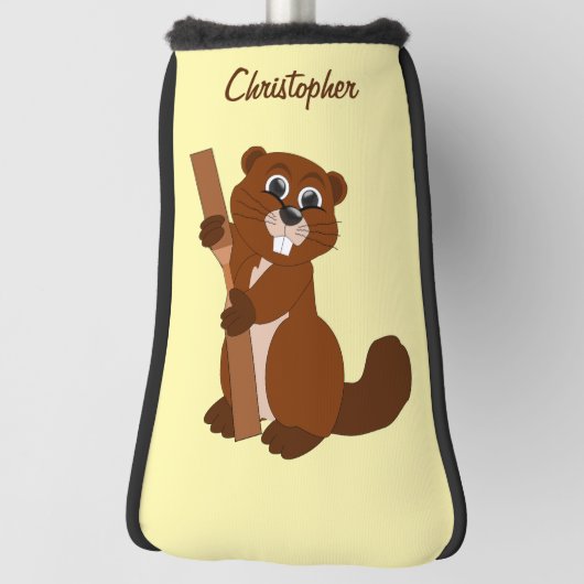 Beaver Design Golf Headcover (Rotieren 90)