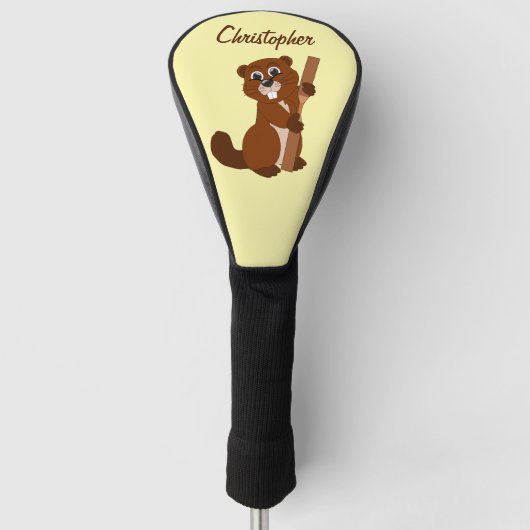 Beaver Design Golf Headcover (Vorderseite)
