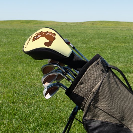 Beaver Design Golf Headcover (In SItu)
