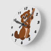 Beaver Design Runde Wanduhr (Winkel)
