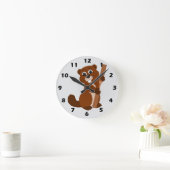 Beaver Design Runde Wanduhr (Zuhause)