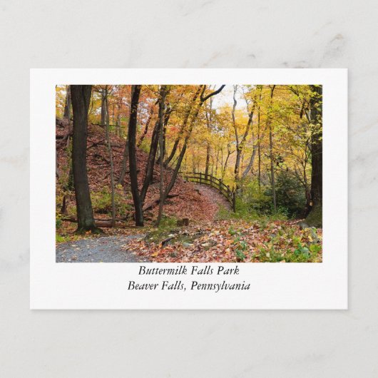 Beaver Falls Pennsylvania Postkarte (Vorderseite)