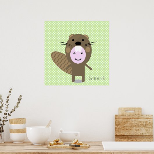 Beaver Fever Poster (Küche)