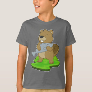Beaver Fisher Fish T-Shirt