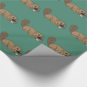 Beaver Geschenkpapier (Ecke)
