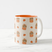 Beaver Halloween Zweifarbige Tasse (VorderseiteRechts)
