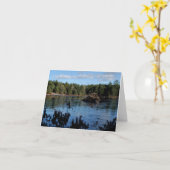Beaver Hut Notecard - 1 Karte (Gelbe Blume)