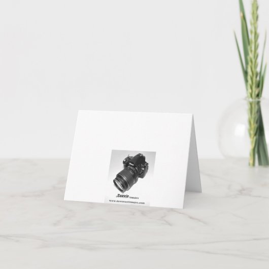 Beaver Hut Notecard - 1 Karte (Rückseite)