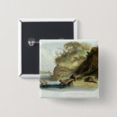 Beaver Hütte auf dem Missouri, überziehen Sie 17 Button (Vorne & Hinten)