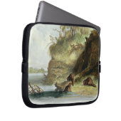 Beaver Hütte auf dem Missouri, überziehen Sie 17 Laptopschutzhülle (Vorne Rechts)