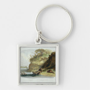 Beaver Hütte auf dem Missouri, überziehen Sie 17 Schlüsselanhänger