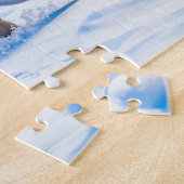 Beaver Ice Bathing in a Striped Swimsuit Puzzle (Seite)