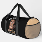 Beaver In A Human Costume Duffle Bag (Rechte Ecke)