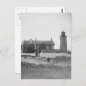 Beaver Island Head Lighthouse Postkarte (Vorne/Hinten)
