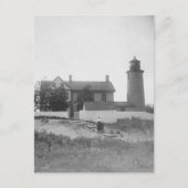 Beaver Island Head Lighthouse Postkarte (Vorderseite)