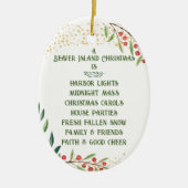 Beaver Island Weihnachtsschmuck (Vorne)