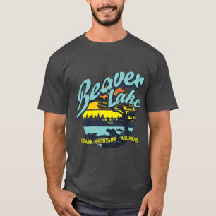Beaver Lake Ozark Berge Arkansas Retro Vintage T-Shirt