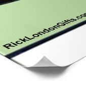 Beaver Living Wills Funny Rick London Poster (Ecke)