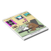 Beaver Living Wills Rick London Funny Notizblock (angewinkelt)