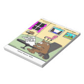 Beaver Living Wills Rick London Funny Notizblock (Rotiert)