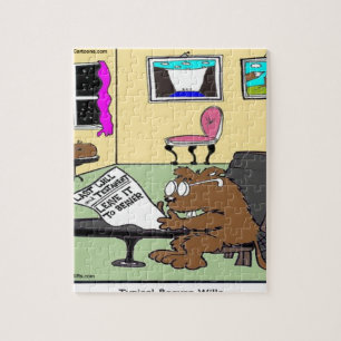 Beaver Living Wills Rick London Funny Puzzle